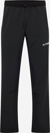 ADIDAS TERREX Sports trousers 'Terrex Liteflex Hiking Bottoms' in Black / White, Item view