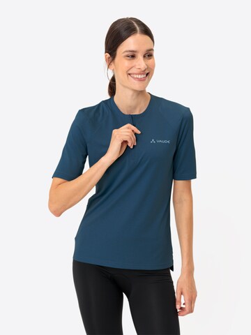 VAUDE Functioneel shirt 'Tremalzo' in Blauw: voorkant