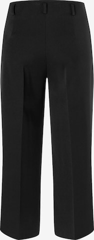 MORE & MORE - Pierna ancha Pantalón de pinzas en negro