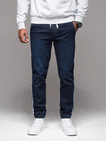 Ombre Regular Broek in Blauw: voorkant