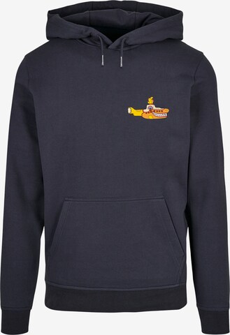 Merchcode Sweatshirt 'Yellow Submarine - Monster No.5' in Blau: predná strana