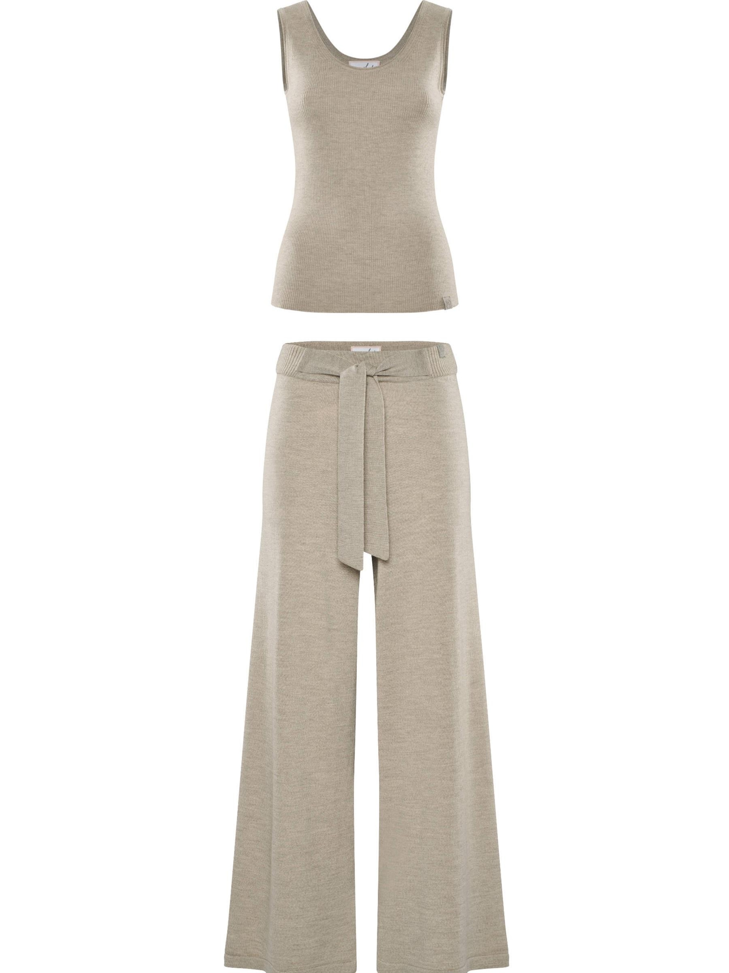 Abito da casa 'LOUNGEWEAR SET  - Top Blossom & Pants Bailey' di YOU LOOK PERFECT in grigio