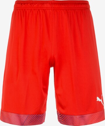 Regular Pantalon de sport 'Cup' PUMA en rouge : devant