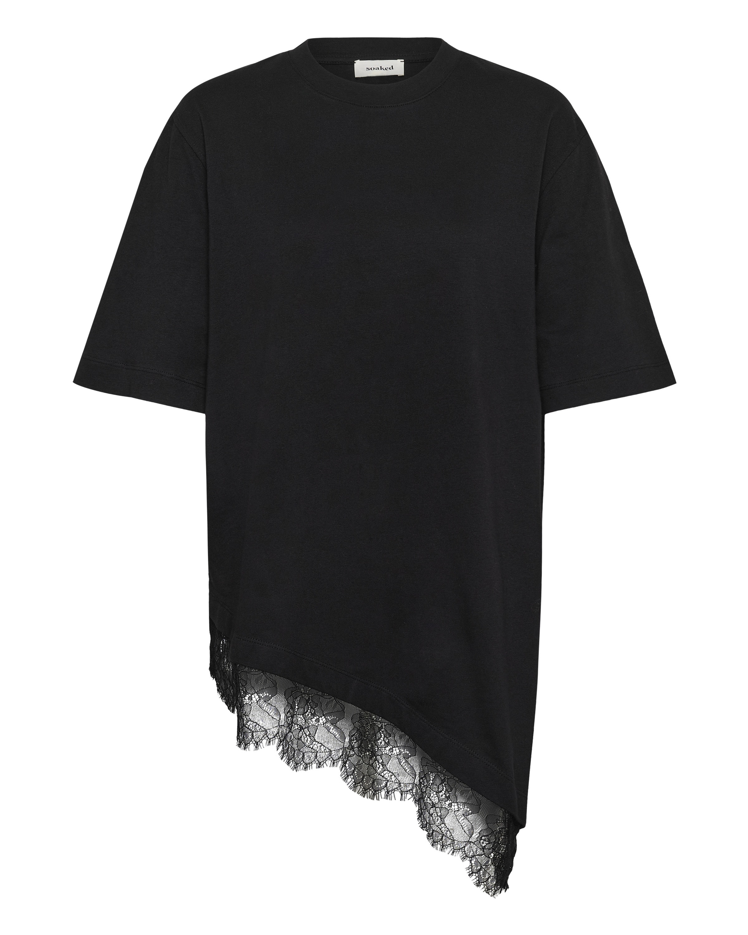 T-shirt 'SLJina' SOAKED IN LUXURY en noir : devant