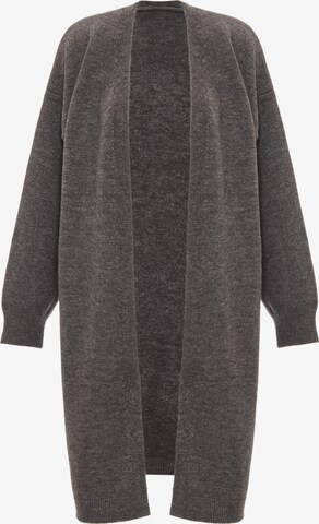 RISA Knit cardigan in Grey: front