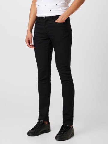 BLEND Skinny Trousers 'Newbury' in Black: front