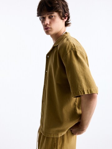 Fit confort Chemise Pull&Bear en vert