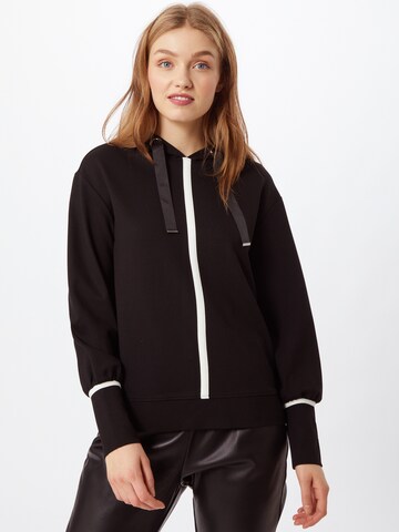 Sweat-shirt s.Oliver BLACK LABEL en noir : devant