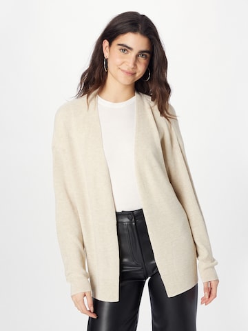 TAIFUN Knit Cardigan in Beige: front