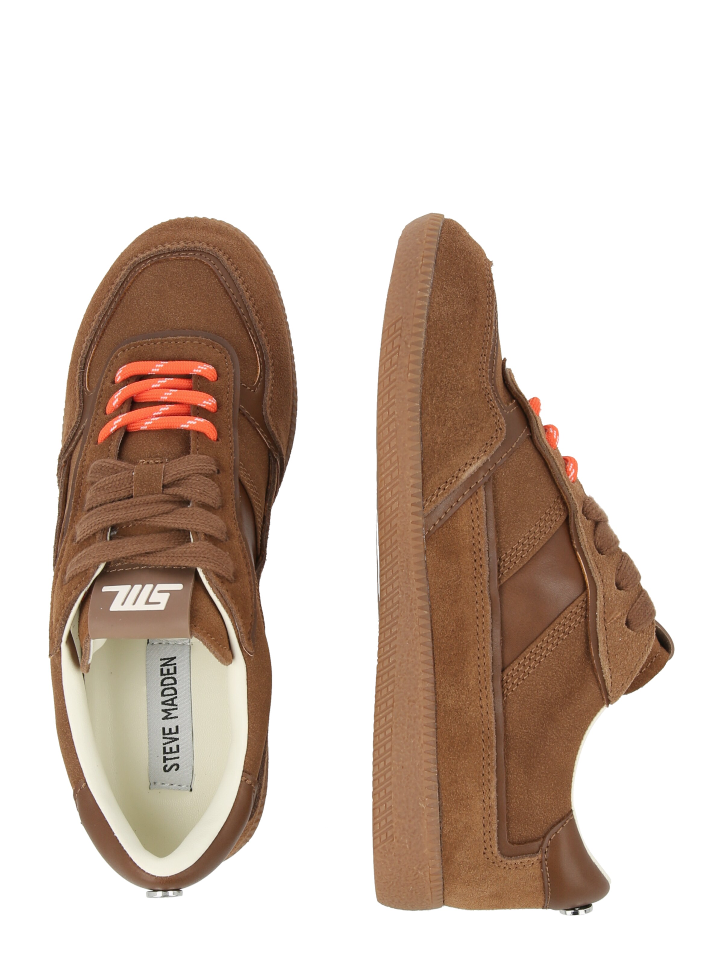 STEVE MADDEN Rövid szárú sportcipők 'Augustine' - barna