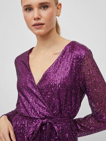 purpurinė VILA Kokteilinė suknelė