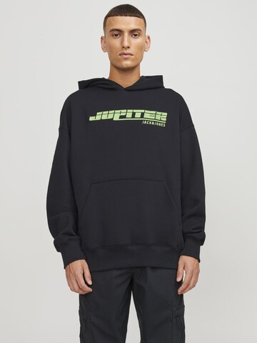 JACK & JONES Sweatshirt in Zwart: voorkant