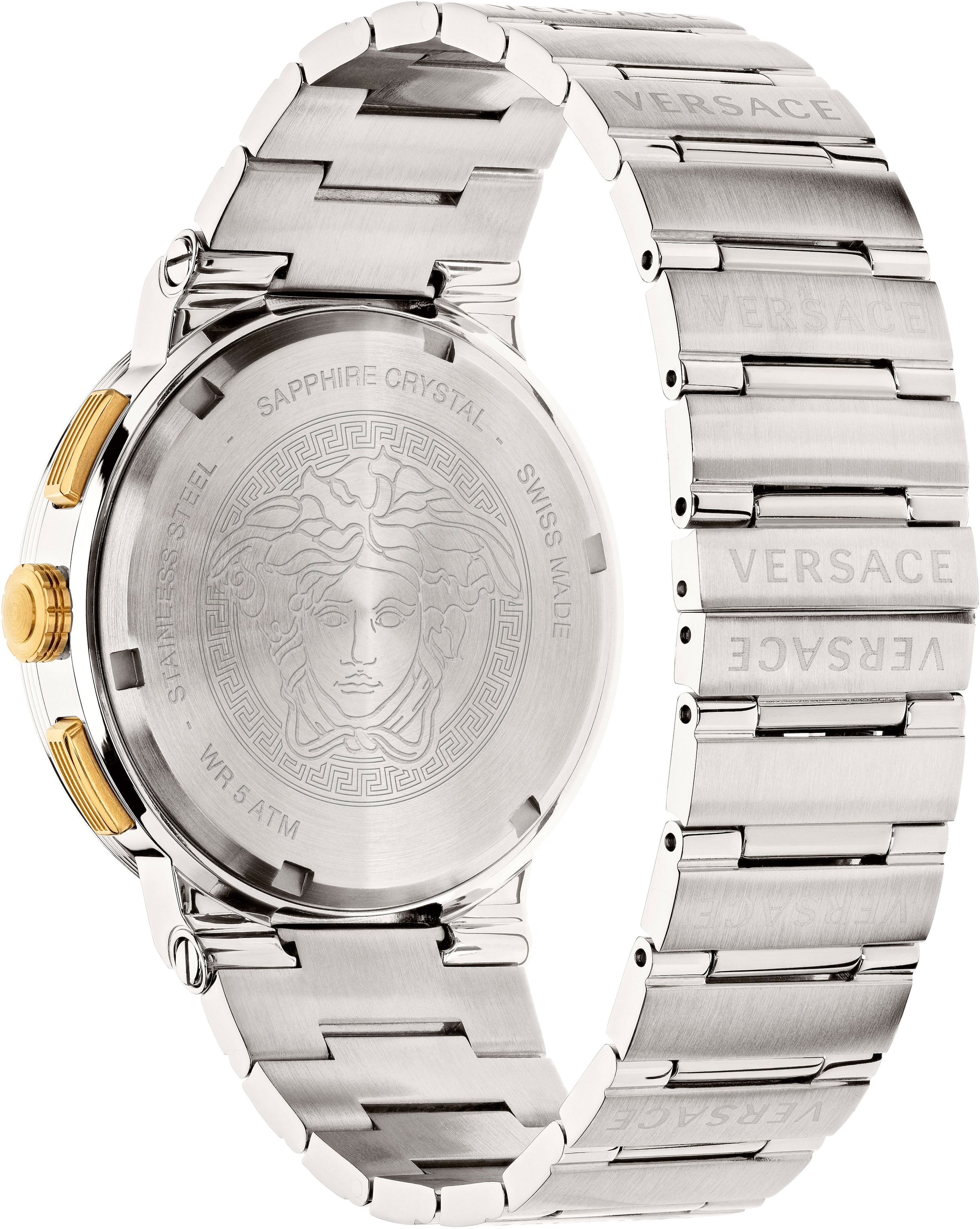 VERSACE Analoguhr in Silber