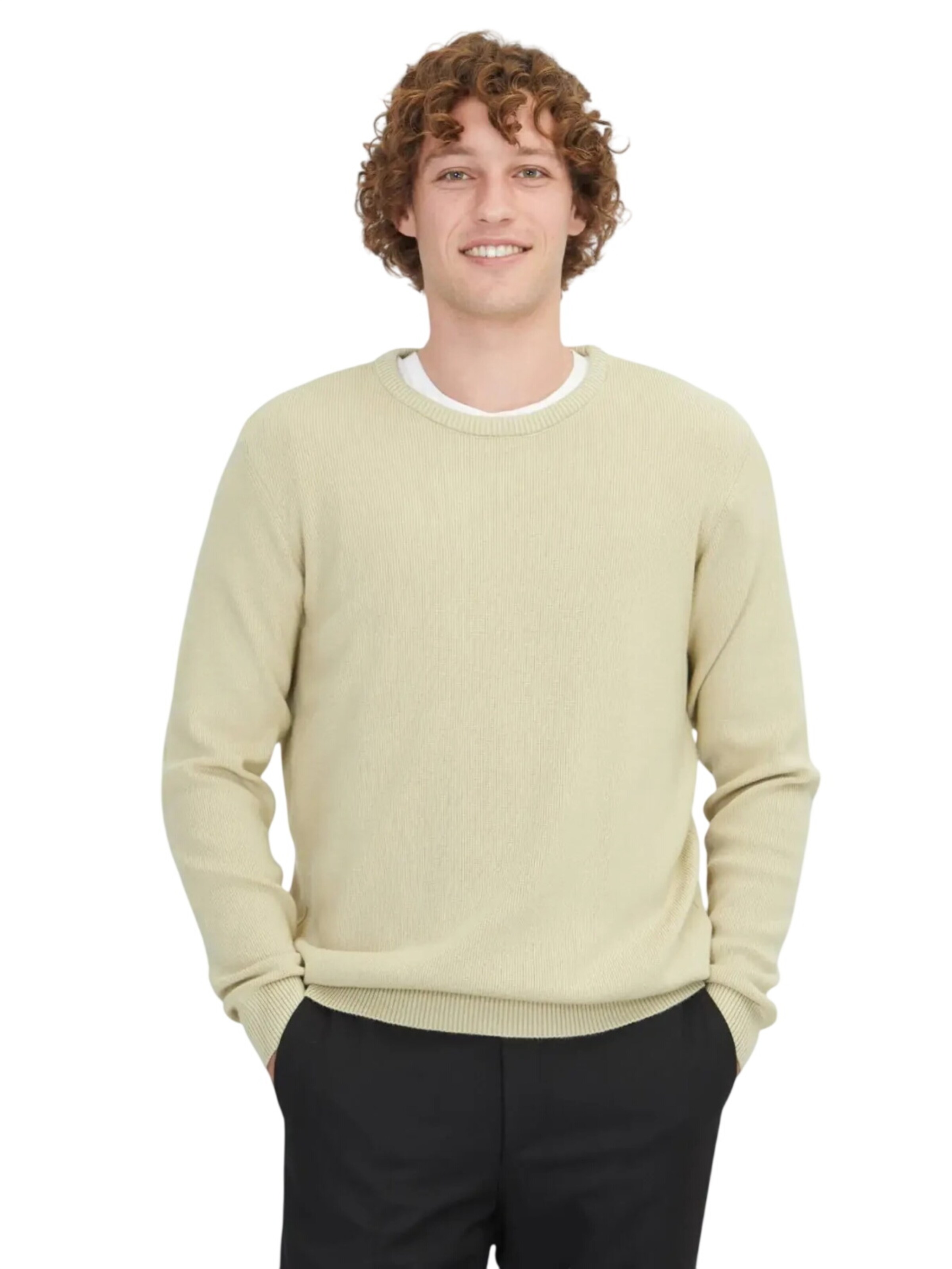 Pull-over KİP en beige : devant
