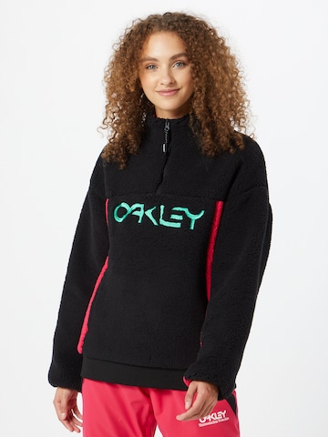 OAKLEY Athletic Sweatshirt in Black: front