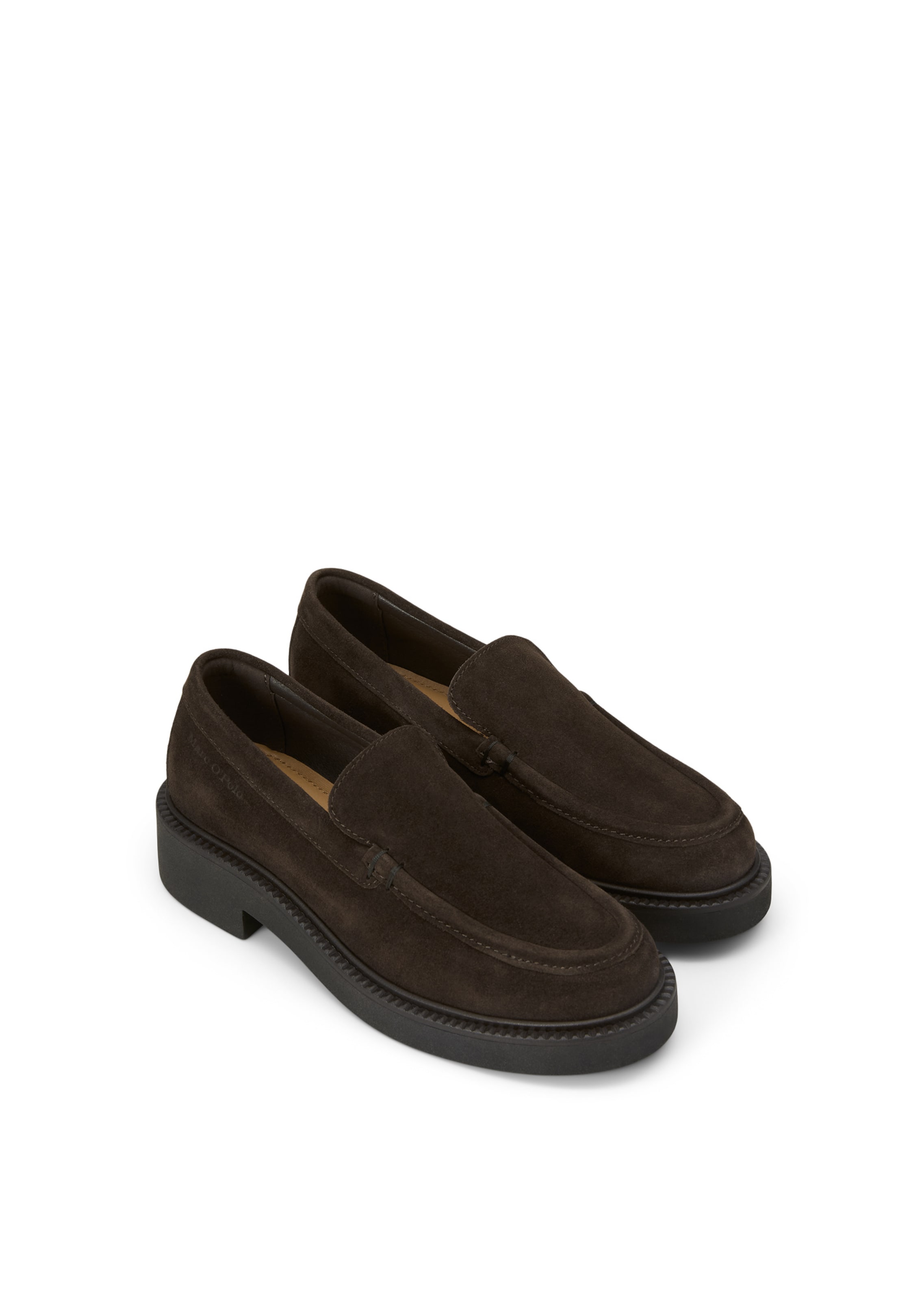 Marc O'Polo Slipper 'Perla' in Braun