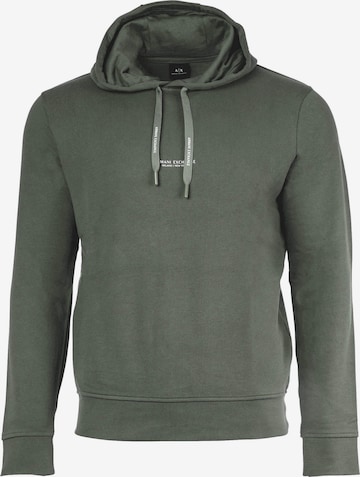 Felpa di ARMANI EXCHANGE in verde: frontale