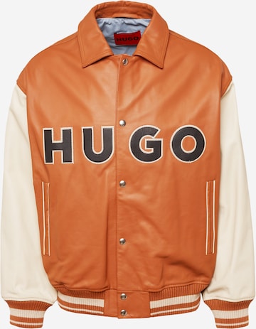 HUGO Red Between-season jacket 'Luganos' in Orange: front