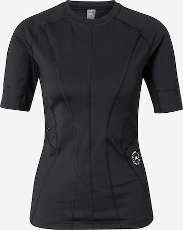 adidas by Stella McCartney Performance Shirt in Black: front
