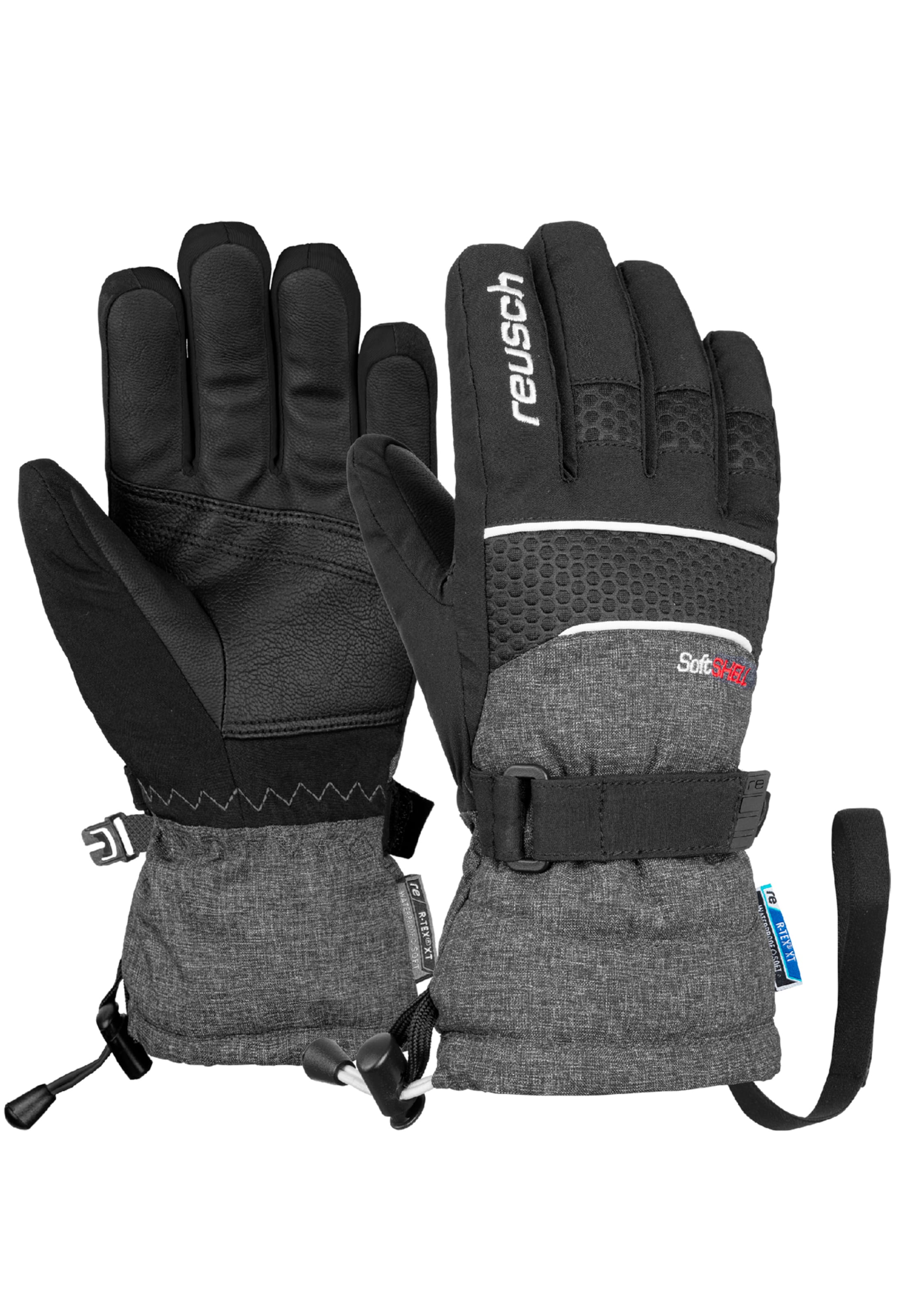 REUSCH Fingerhandschuh 'Connor R-TEX® XT Junior' in Grau: Vorderseite
