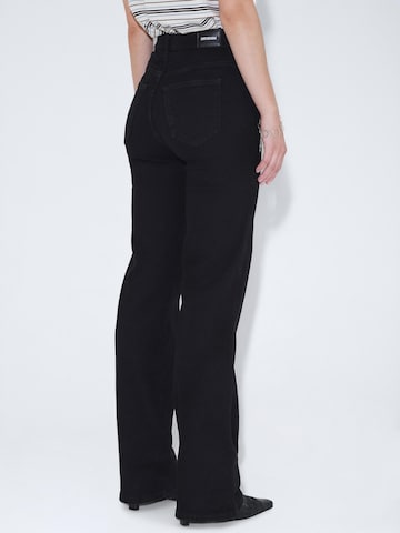 Dr. Denim Slim fit Jeans 'Moxy High Straight Jeans' in Black