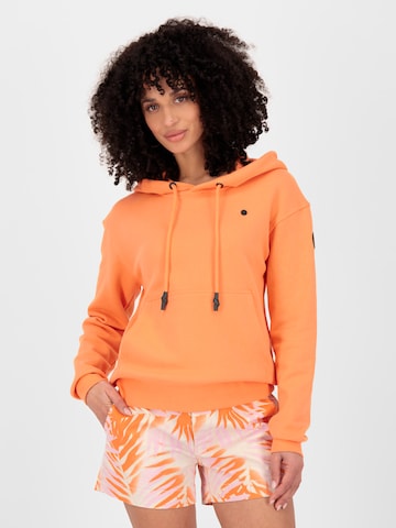 Alife and Kickin Sweatshirt 'TwigAK' in Orange: front