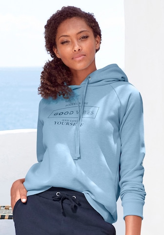 BUFFALO Sweatshirt in Blue: front