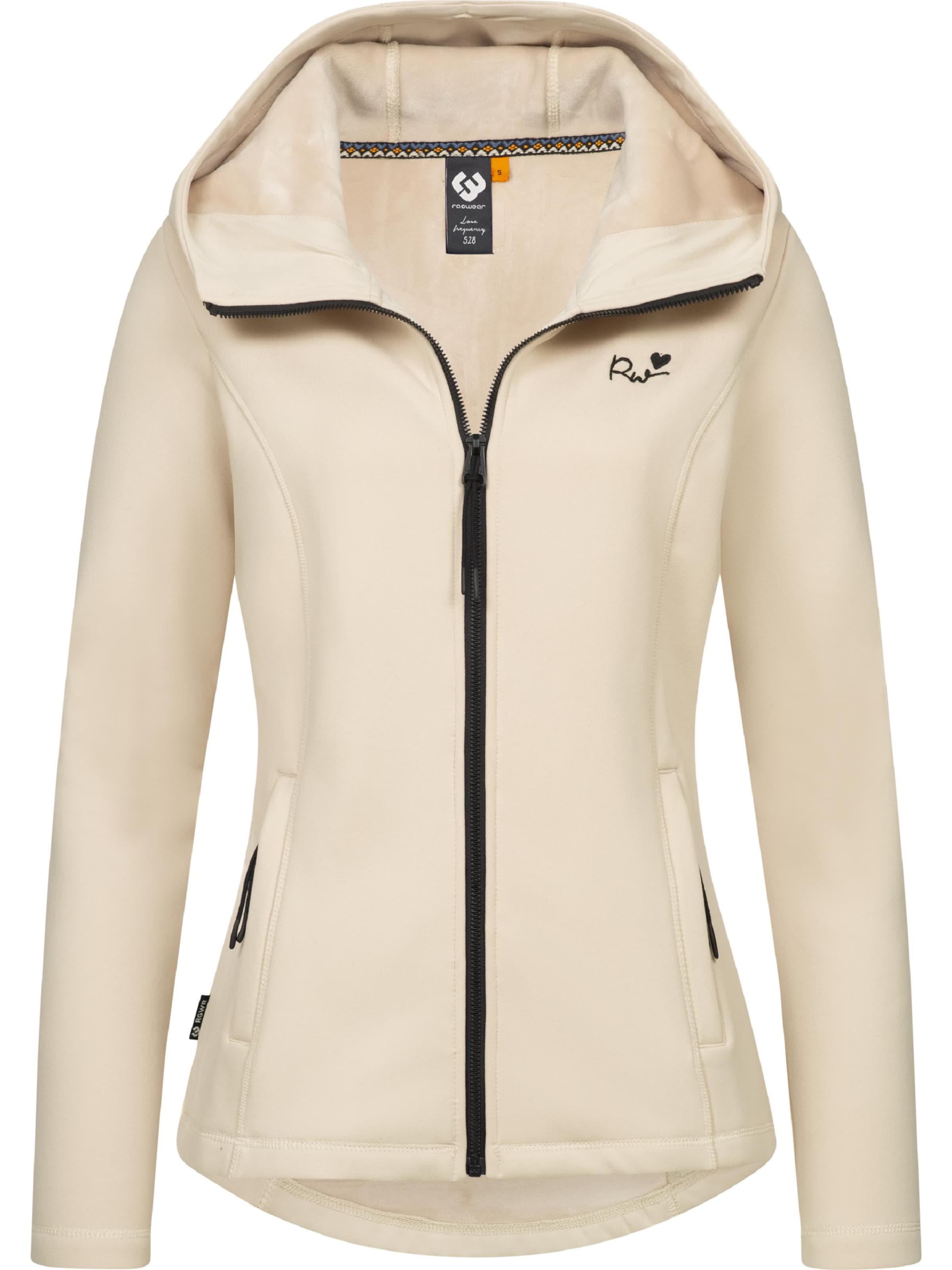Ragwear Between-Season Jacket 'Lyshka' in Beige: front