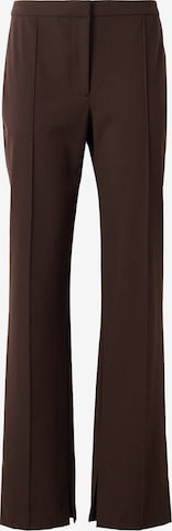 Samsøe Samsøe Regular Housut 'Loto' värissä ruskea: etupuoli