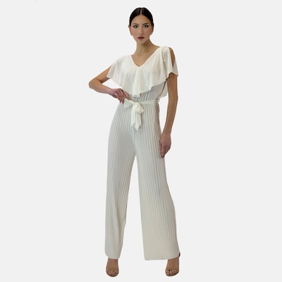 Elara Jumpsuit in weiß, Produktansicht