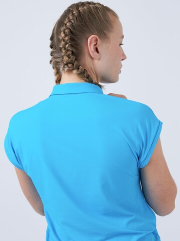 SPORTKIND Funktionsshirt 'Polo Shirt Loose-Fit'‌‌‌‌‌‌‌‌ in Blau