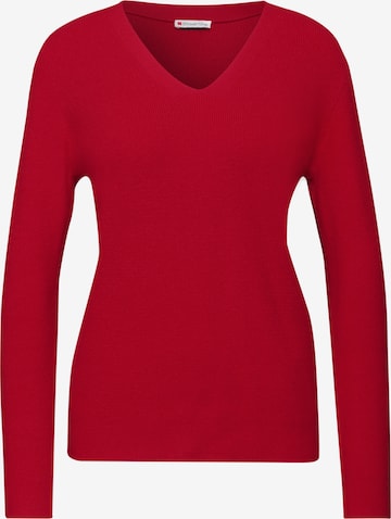 STREET ONE Pullover in Rot: Vorderseite