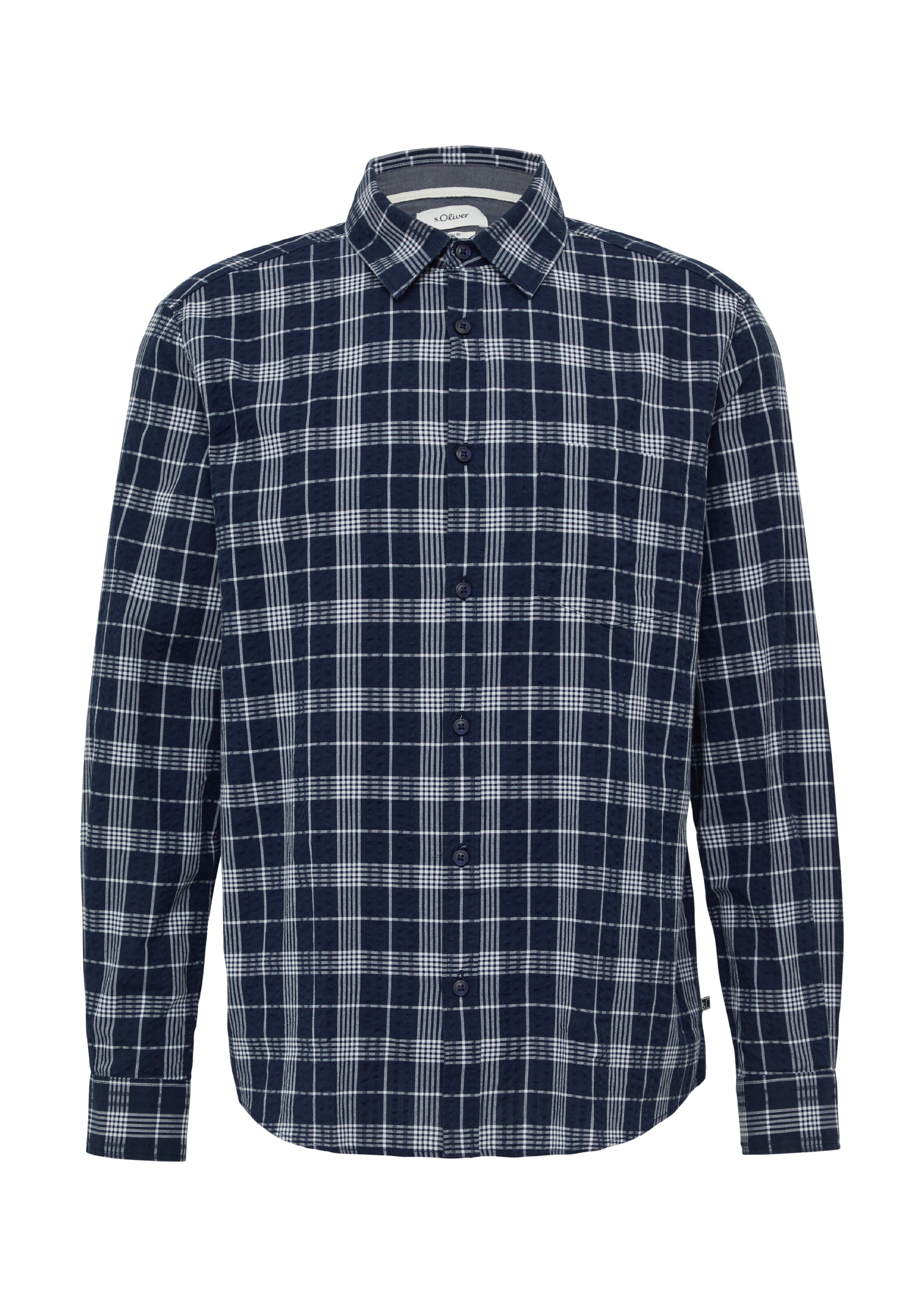 s.Oliver Hemd in Blau: Vorderseite