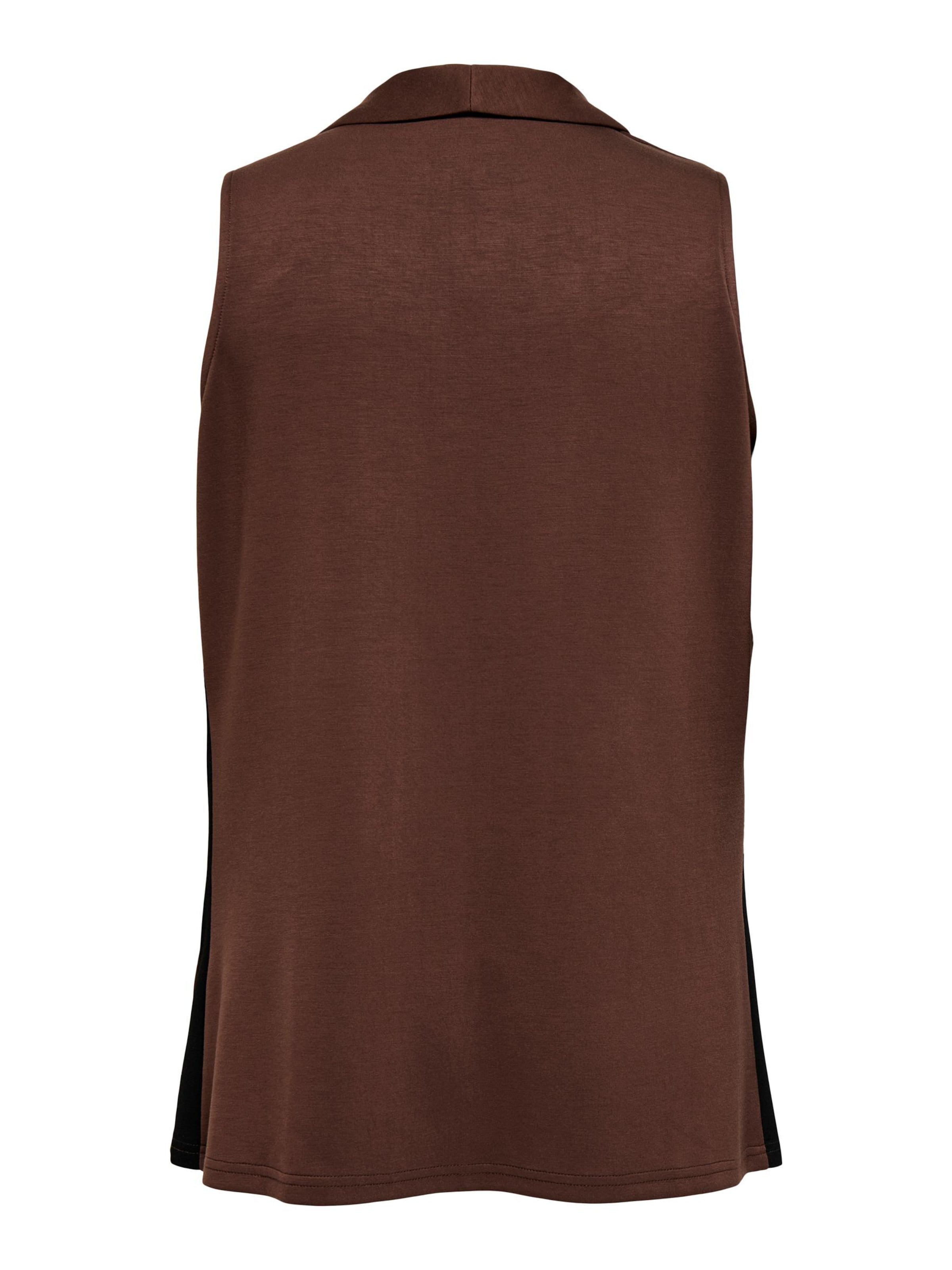 Gilet de costume 'CARLEAH' ONLY Carmakoma en marron