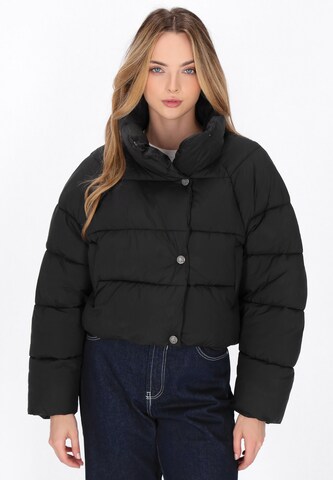DreiMaster Maritim - Casaco de inverno em preto: frente