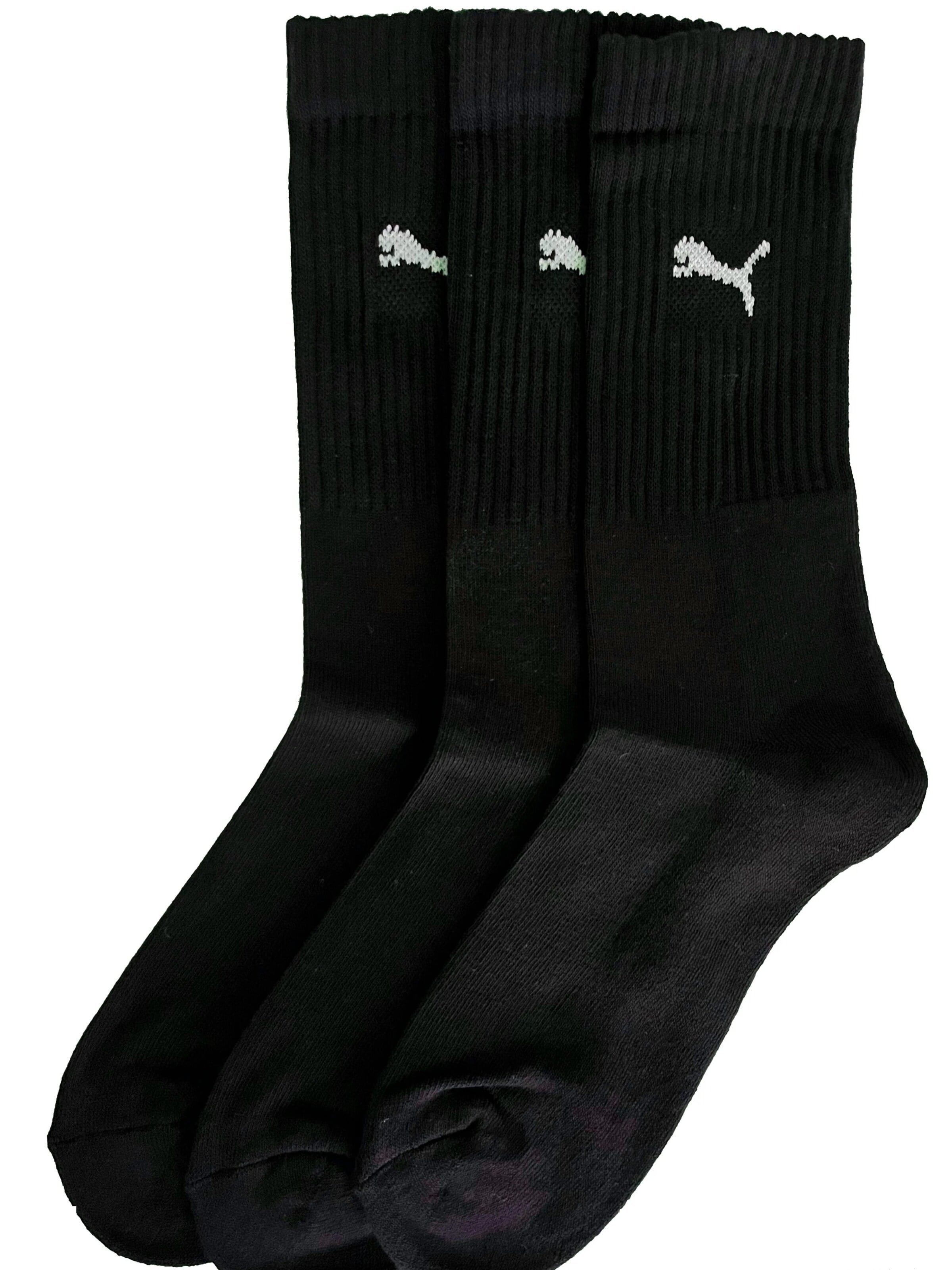 PUMA Sportsocken‌‌‌‌‌‌ in Schwarz: Vorderseite