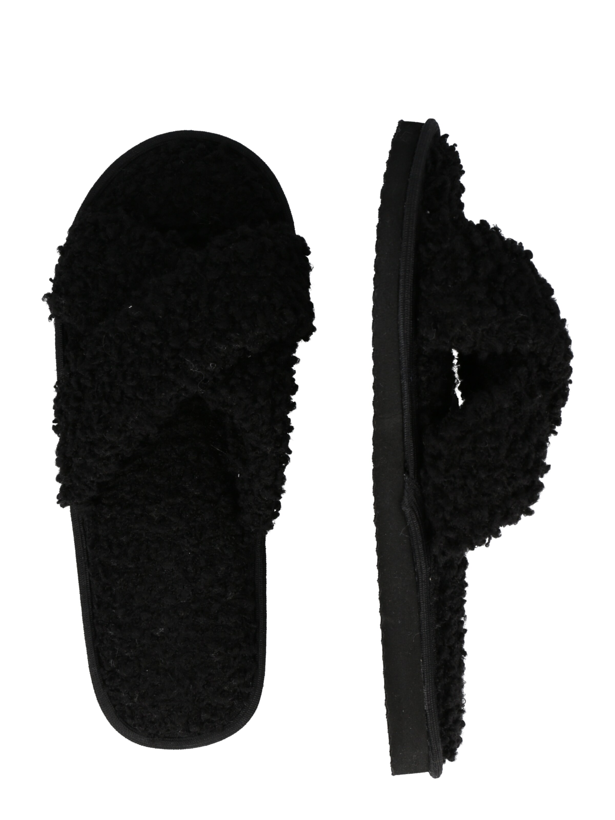 Frauen Hausschuhe Slipper 'Jona' in Schwarz - YD06984 Frauen Hausschuhe Slipper 'Jona' in Schwarz - YD06984