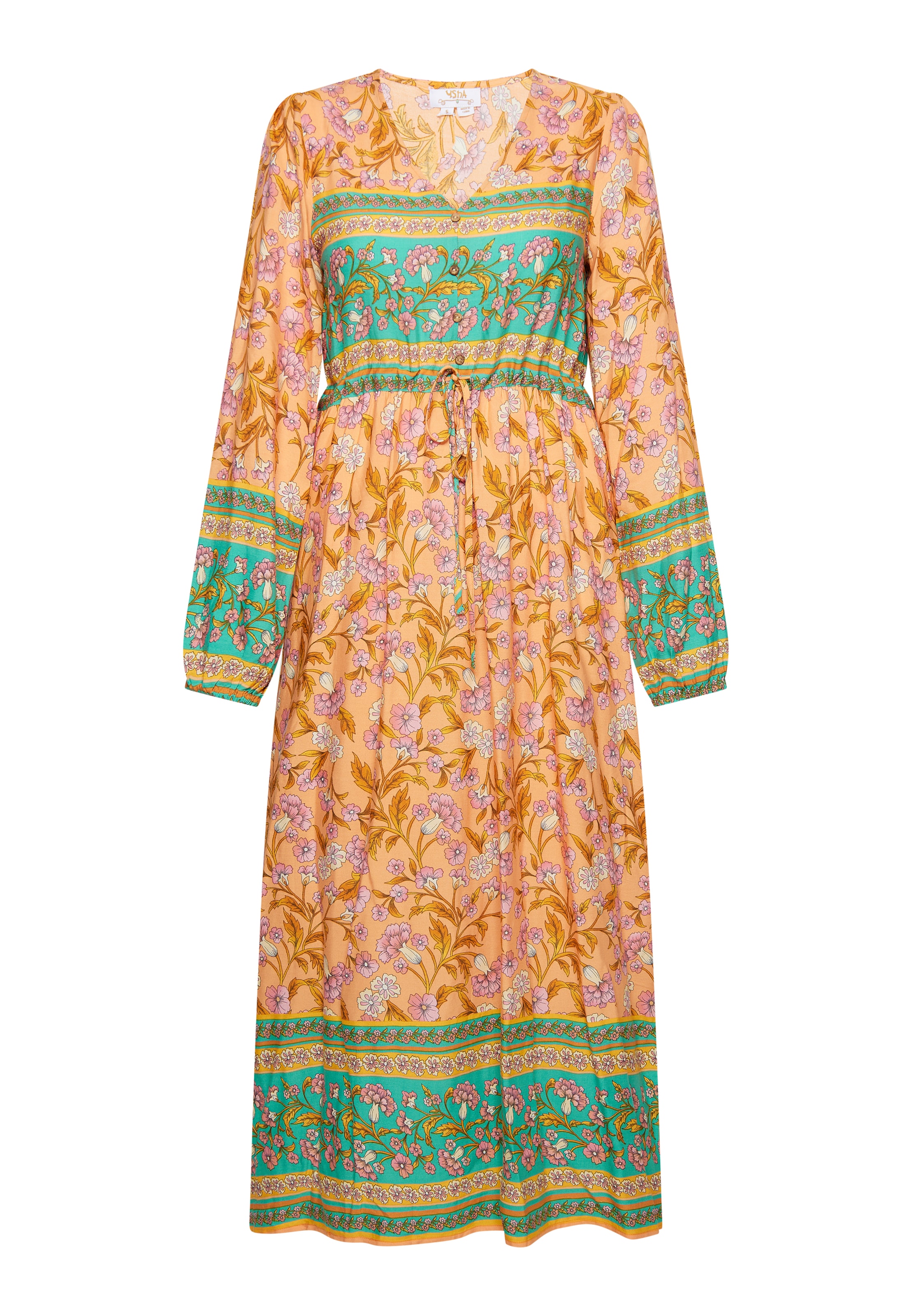 usha FESTIVAL Kjole 'Carnea' i orange: forside