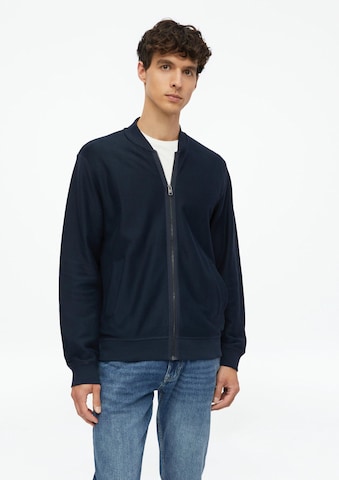 s.Oliver - Sudadera con cremallera en azul: frente