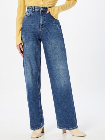 Hailys Wide Leg Jeans in Blau: predná strana