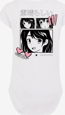 F4NT4STIC Shirt 'Manga Anime Japan' in White