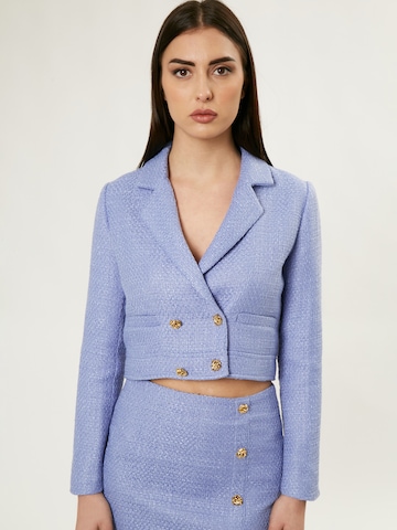 Influencer - Blazer em azul: frente