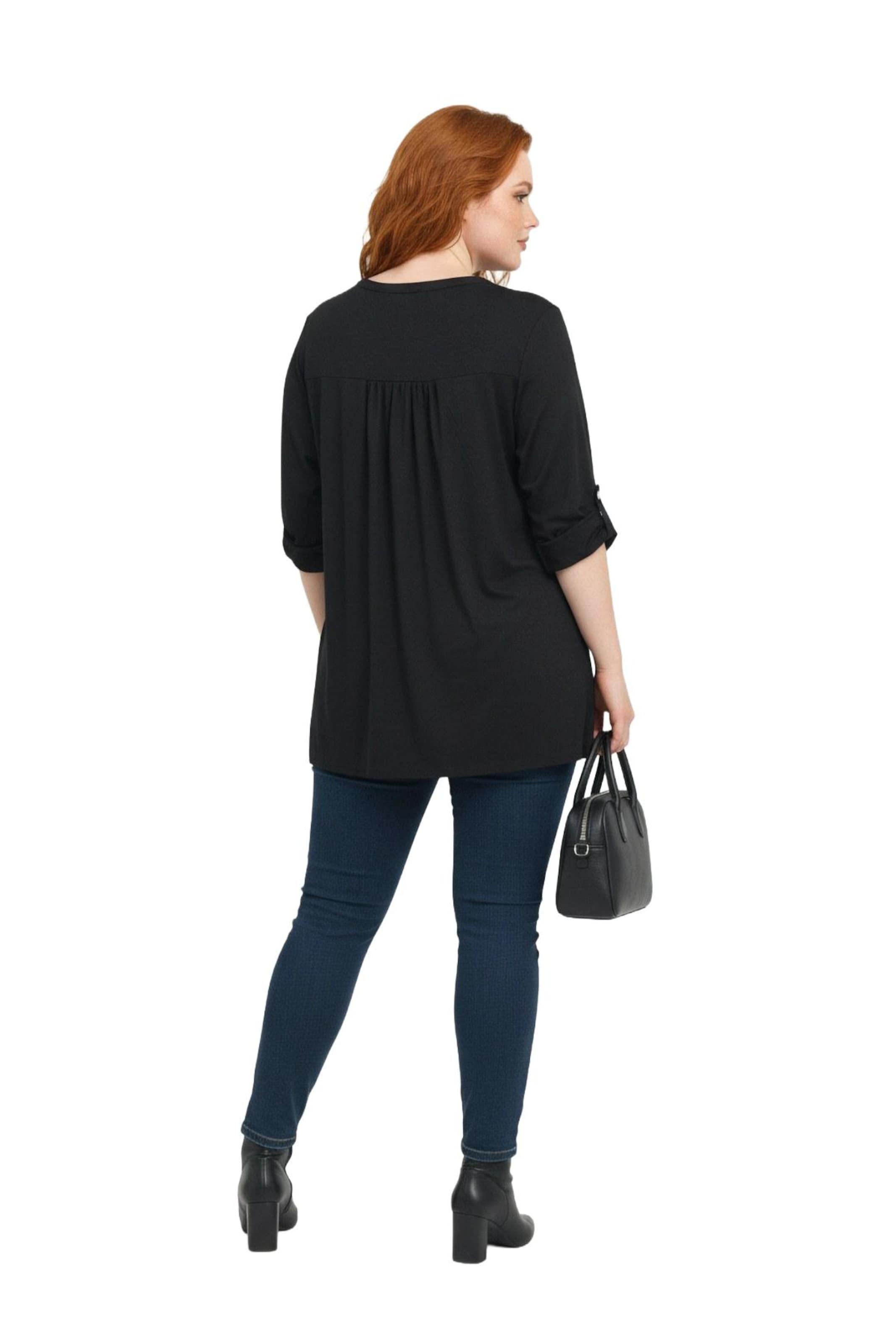 Shape Of You Blouse in Black