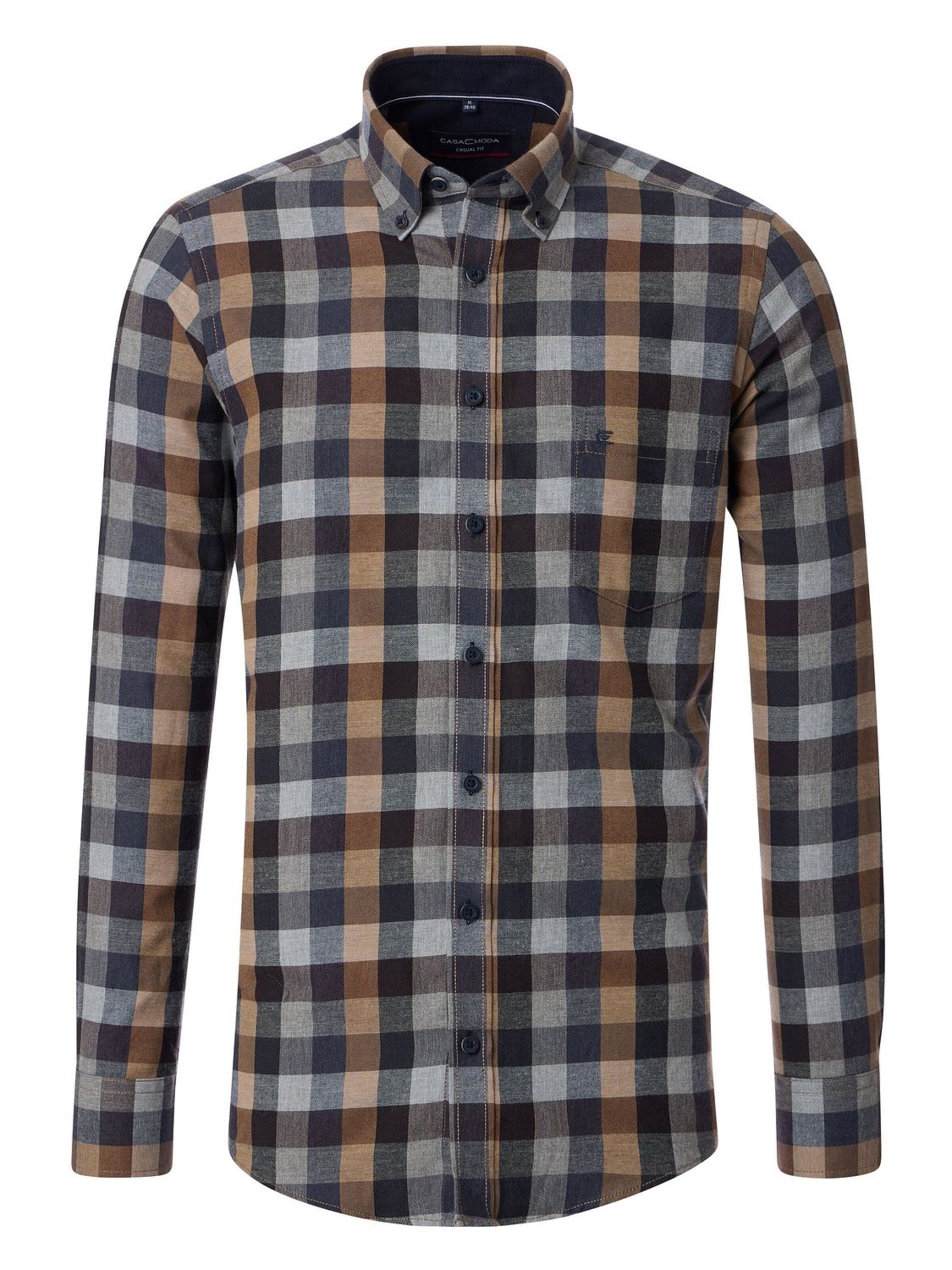 CASA MODA Regular fit Overhemd in Blauw: voorkant