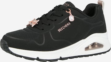 SKECHERS Tennarit 'UNO GEN1 - TRENDY JEWELS' värissä musta: etupuoli