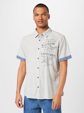 CAMP DAVID Regular Fit Hemd in Blau: predná strana