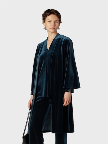NAULOVER Knit cardigan in Blue: front