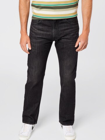 LEVI'S ® Regular Jeans '551Z Authentic Straight' in Zwart: voorkant