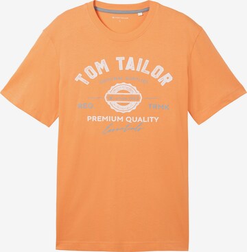 TOM TAILOR Shirt in Oranje: voorkant