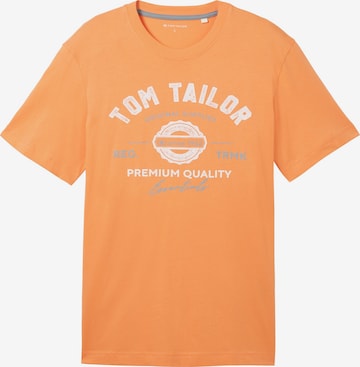 TOM TAILOR Shirt in Oranje: voorkant